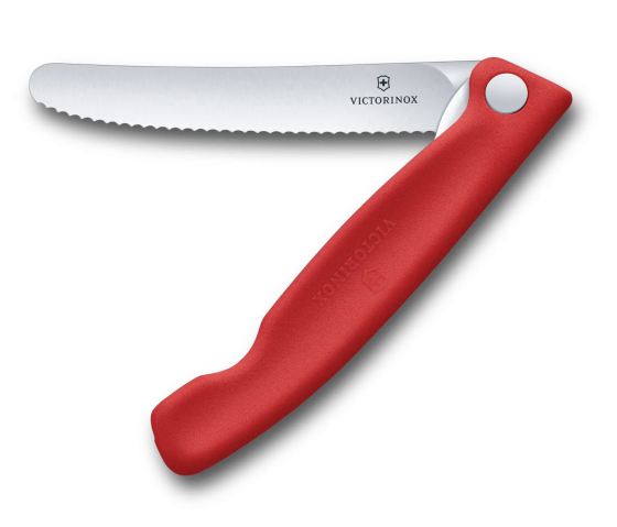 Skladací desiatový nôž Victorinox Swiss Classic Picnic červený