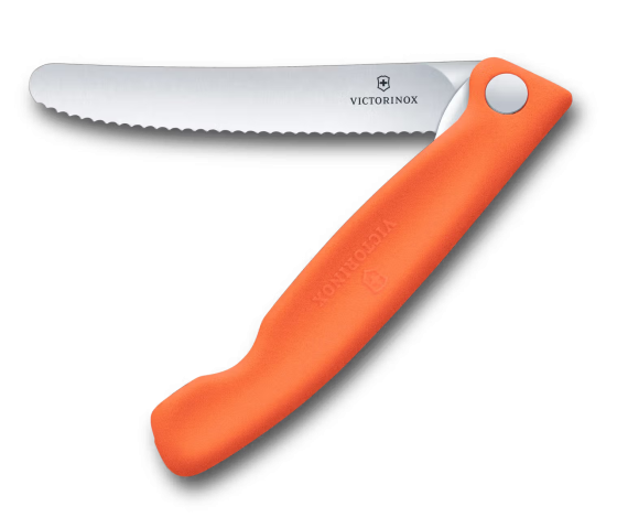 Skladací desiatový nôž Victorinox Swiss Classic Picnic oranžový