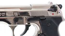 Plynová pištoľ Bruni 92 nikl cal.9mm