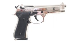 Plynová pištoľ Bruni 92 nikl cal.9mm
