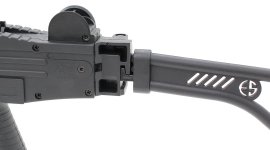 Plynová pištoľ Ekol ASI čierna Skladacia pažba cal.9mm