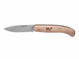 Nôž Joker NH78-2 drevo motív jeleňa 8 cm