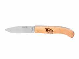 Zatvárací nôž Joker NH78-3 drevo - motiv kanca 8 cm