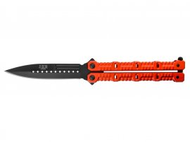 Nôž Joker JKR449 motýlik červený, čepeľ 110 mm