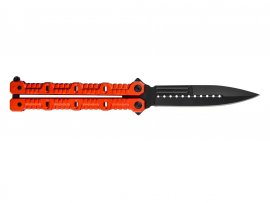 Nôž Joker JKR449 motýlik červený, čepeľ 110 mm