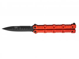 Nôž Joker JKR449 motýlik červený, čepeľ 110 mm
