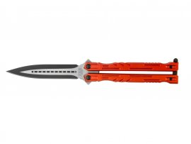 Nôž Joker butterfly s medenou čepeľou 11 cm