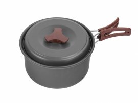Sada turistického riadu z anodizovaného hliníka MFH pre 2 osoby