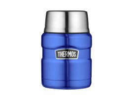 Termoska na jedlo s lyžičkou Thermos King 0,47 l modrá