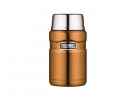 Termoska na jedlo s lyžičkou Thermos King 0,71 l hnedá