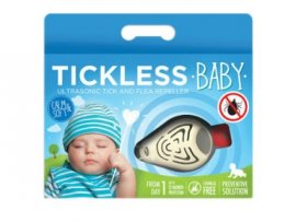 Odpudzovač kliešťov pre deti Tickless béžový