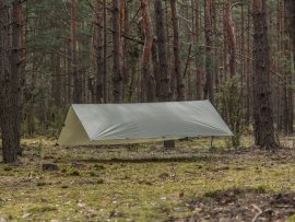 Turistická plachta tarp Lesovik Groza 2 zelená