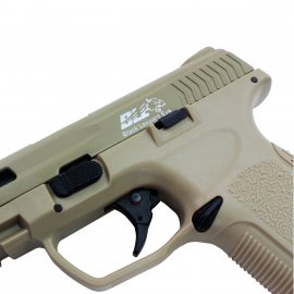 Airsoft pištoľ ICS BLE XAE blowback, TAN