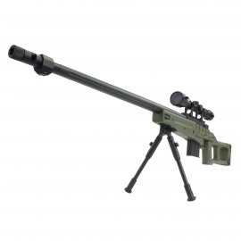 Airsoftový ostreľovač (MB4409 Green s puškohľadom)