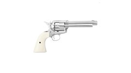 Vzduchový revolver Umarex Colt SAA .45 Diabolo nikl 4,5mm