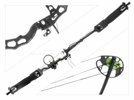 Luk Poe Lang Predator II čierny 45-65lbs