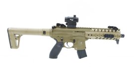 Vzduchovka Sig Sauer MPX 4,5mm FDE Sand s kolimátorom