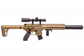 Vzduchovka Sig Sauer MCX FDE 4,5mm s puškohľadom