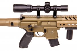 Vzduchovka Sig Sauer MCX FDE 4,5mm s puškohľadom