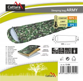 Spací vak dekový Army 200cm