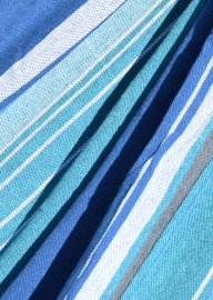 Hojdacia sieť TEXTIL 200x100 cm modro-biela