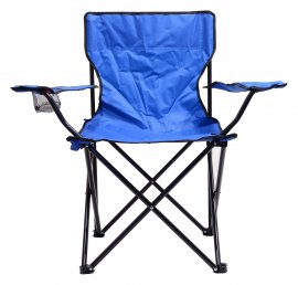 Skladacia kempingová stolička Bari modrá