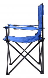 Skladacia kempingová stolička Bari modrá
