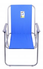 Skladacia kempingová stolička Bern modrá