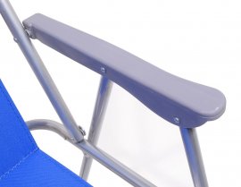 Skladacia kempingová stolička Bern modrá