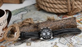 Hodinky Chrono Black Compass