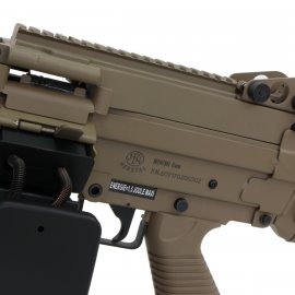 Airsoftový guľomet M249 (CYBG M249 PARA TAN)