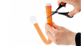 Svietiaci obojok Hunter Yukon LED 20-63cm oranžový