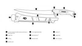 Filetovací nôž Gerber Controller 254mm