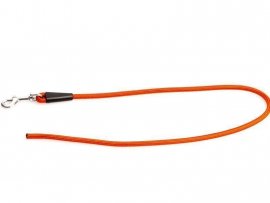 Vodítko Dogtrace strieborná pracka 70cm oranžové