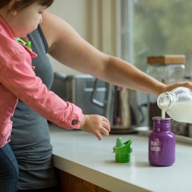 Detská fľaša Klean Kanteen Sippy 355ml nerezová
