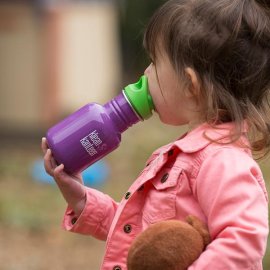 Detská fľaša Klean Kanteen Sport 355ml nerezová