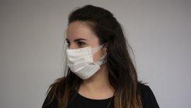 Jednorazová rúška biela