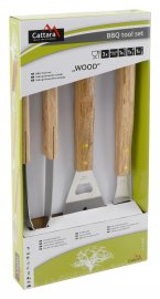 Grilovacie náradie Cattara Wood sada 3ks