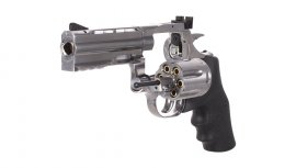 Vzduchový revolver ASG Dan Wesson 715 4" silver diabolky
