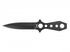 Vrhací nôž Fox Outdoor 22,5cm s puzdrom, čierny