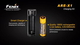 USB nabíjačka Fenix ARE-X1 + 18650 (2600 mAh)