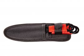 Sada vrhacích nožov Kandar red paracord (82)