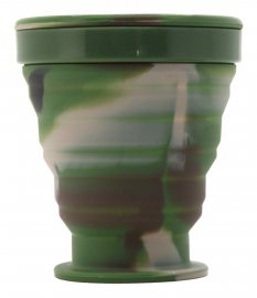 Silikónový skladací pohár ARMY 200ml