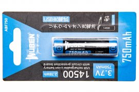 Batéria Wuben 14500B Li-Ion 750mAh