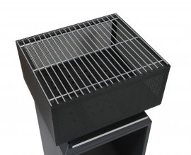 Ohnište CUBE s mriežkou 74cm