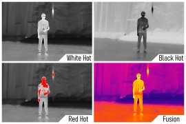 Hikmicro Color Palettes White Black Red Fusion