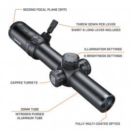 Puškohled Bushnell AR Optics 1-6x24mm BTR-1 MRAD 3