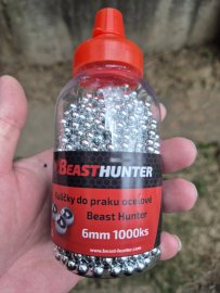 Recenzia: Oceľové guličky do praku Beast Hunter 6mm 1000ks - 1
