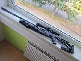 Recenzia: Vzduchovka EPIC TWO 6,35mm, CZ 700mm, CFB, Arca-Swiss L, sklopná pažba - 3