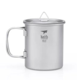 Titánový hrnček Keith s viečkom 300ml 3